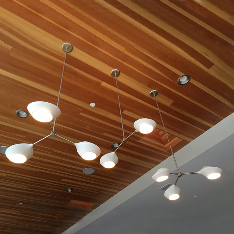 Люстра на штанге LANT D150 8 lamps White by ImperiumLoft