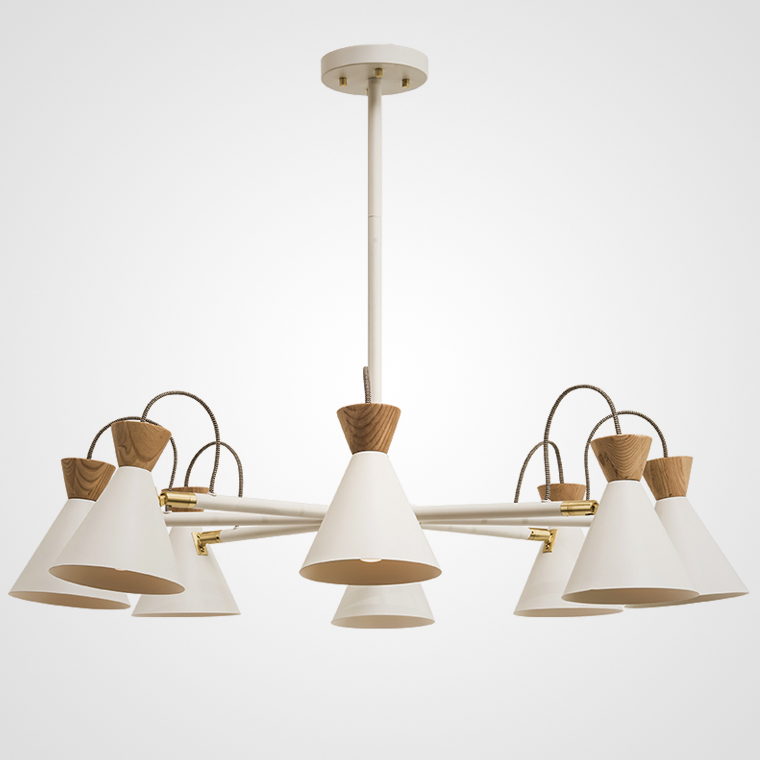 Люстра на штанге SINDRE D91 White by ImperiumLoft