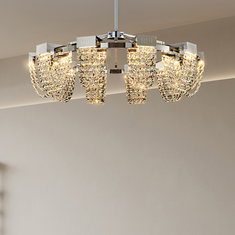 Потолочная люстра ALVARIN D80 Chrome by ImperiumLoft