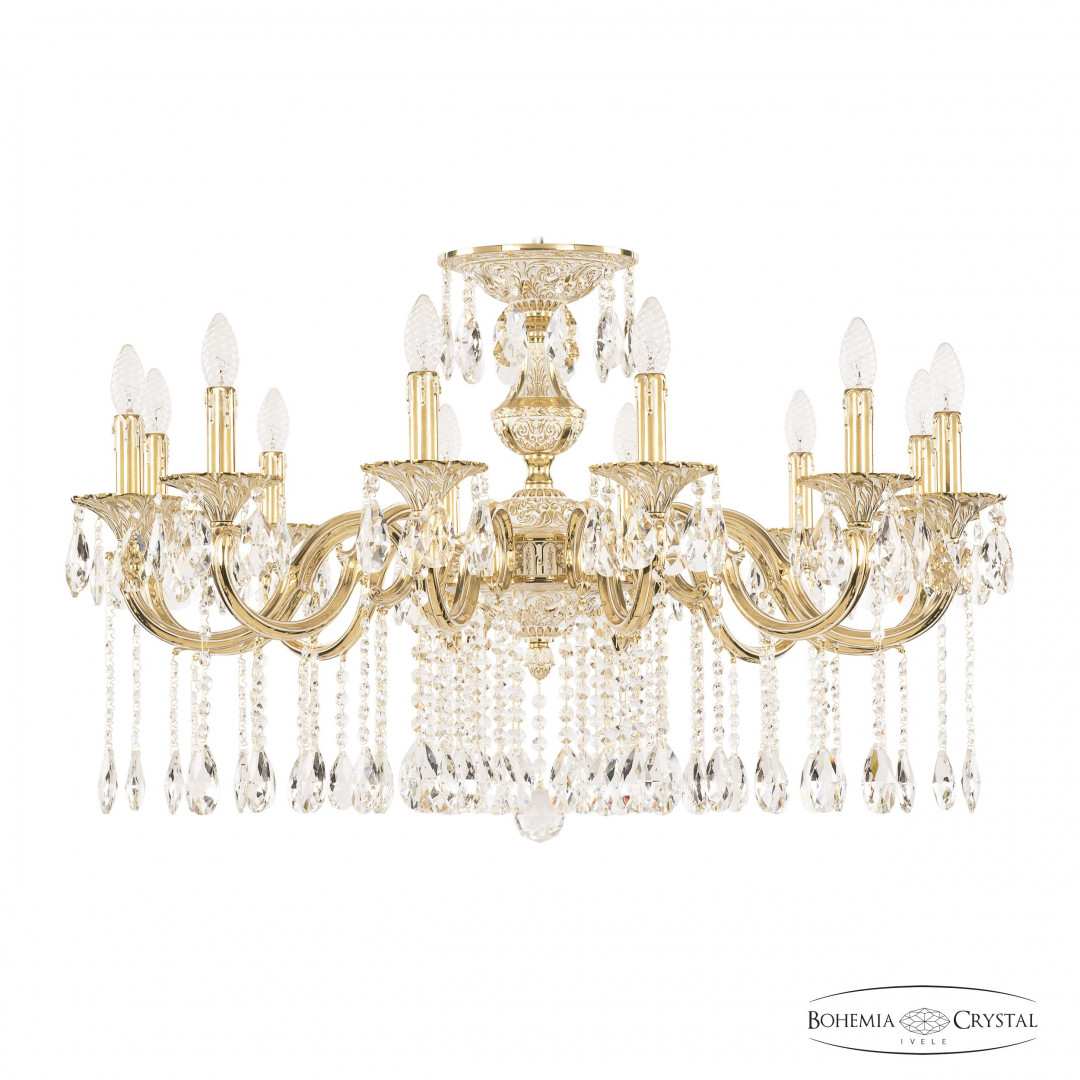 Люстра бронзовая с хрусталём 72201/12/300 A GW