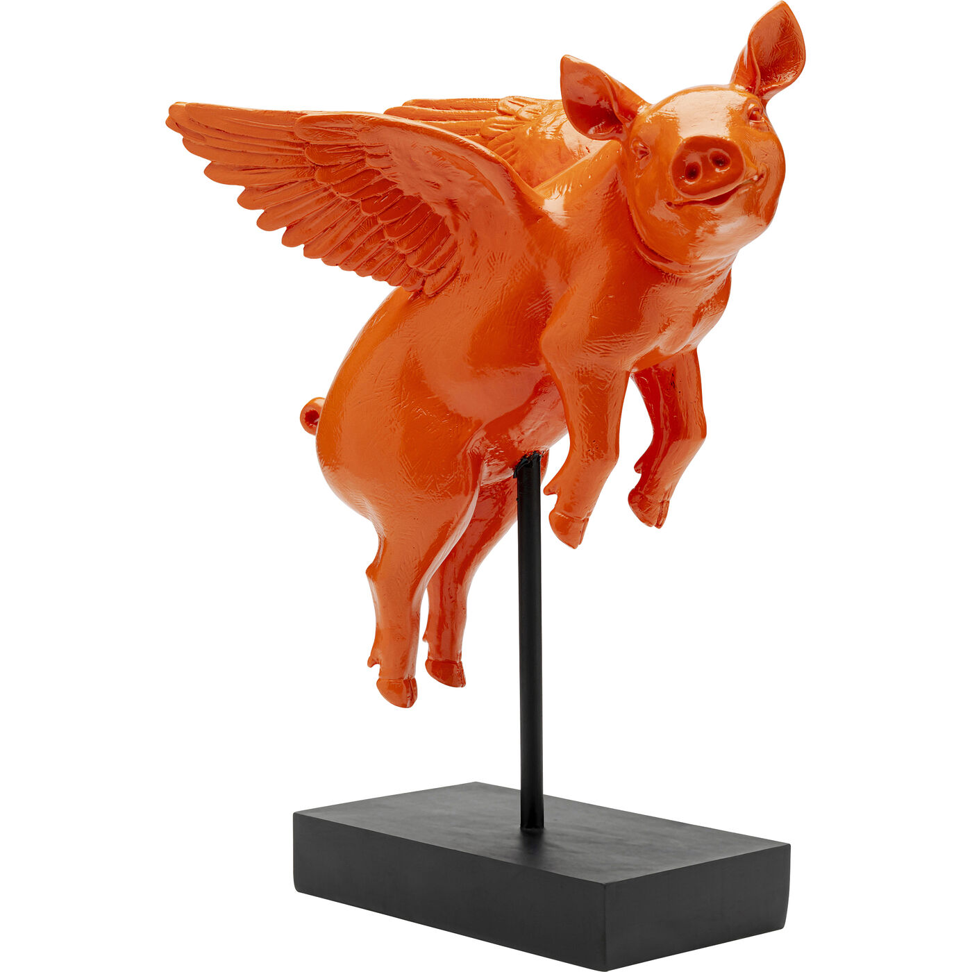 Фигура декоративная Flying Pig Orange 29cm KARE 56904