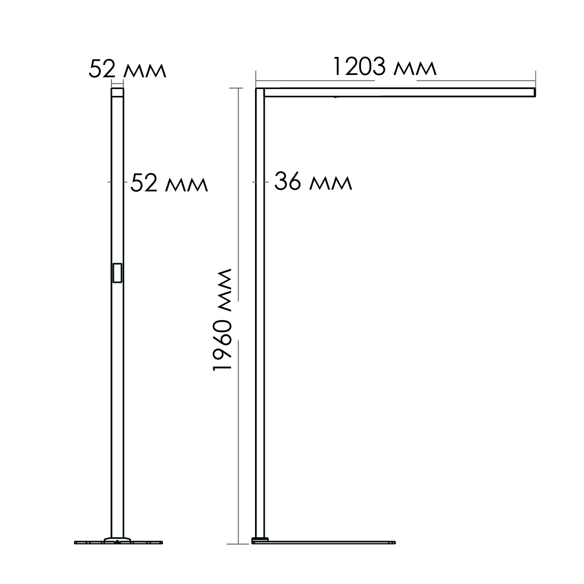 Светильник напольный Lumker GRANAT-F-SL-NW