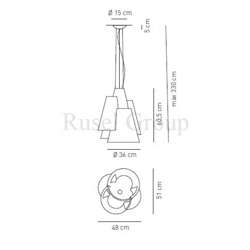 Подвесной светильник AXO LIGHT MELTING POT SP MEL T60