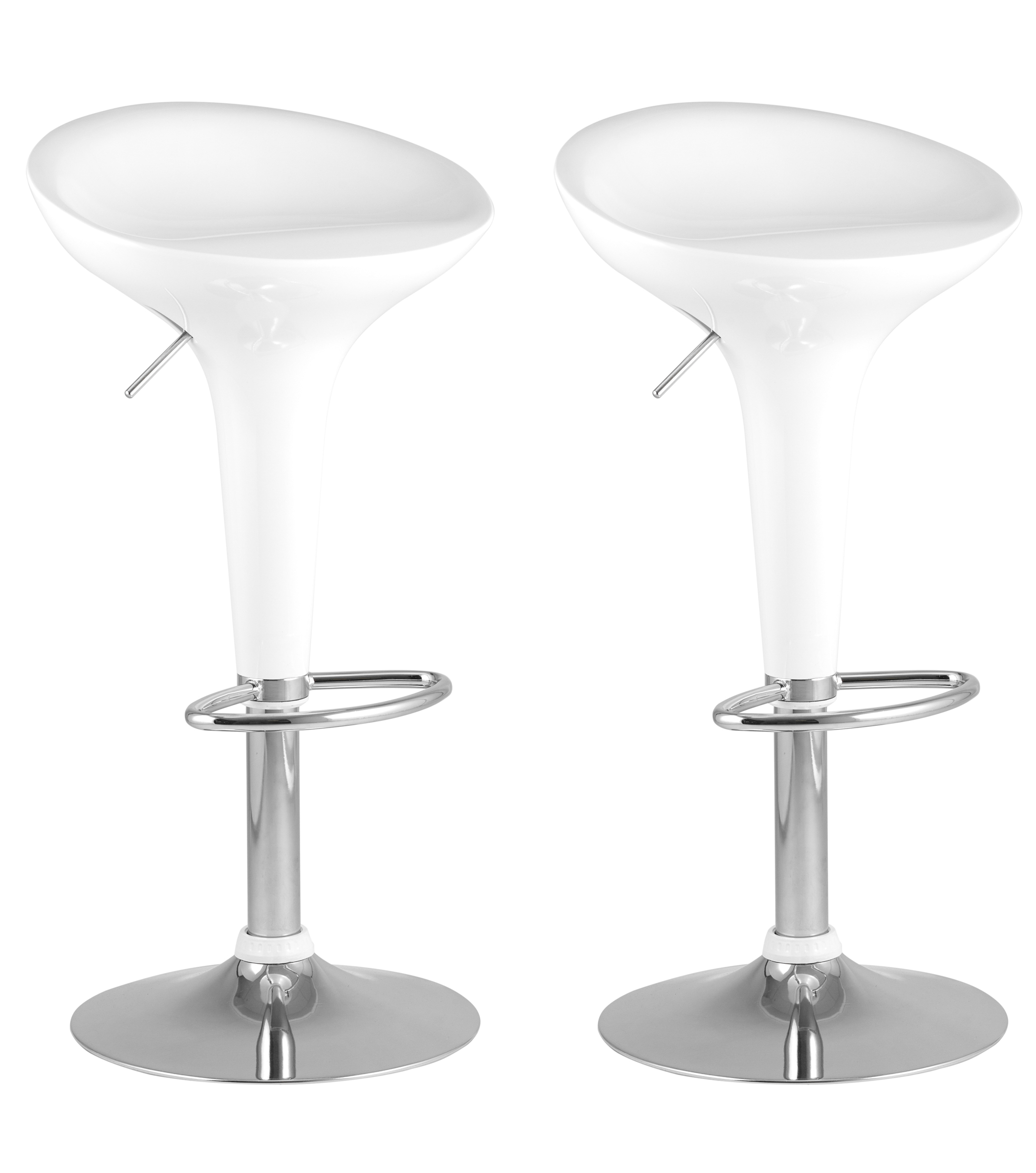 Стул барный Bomba (Бомба) белый 2 шт Stool Group