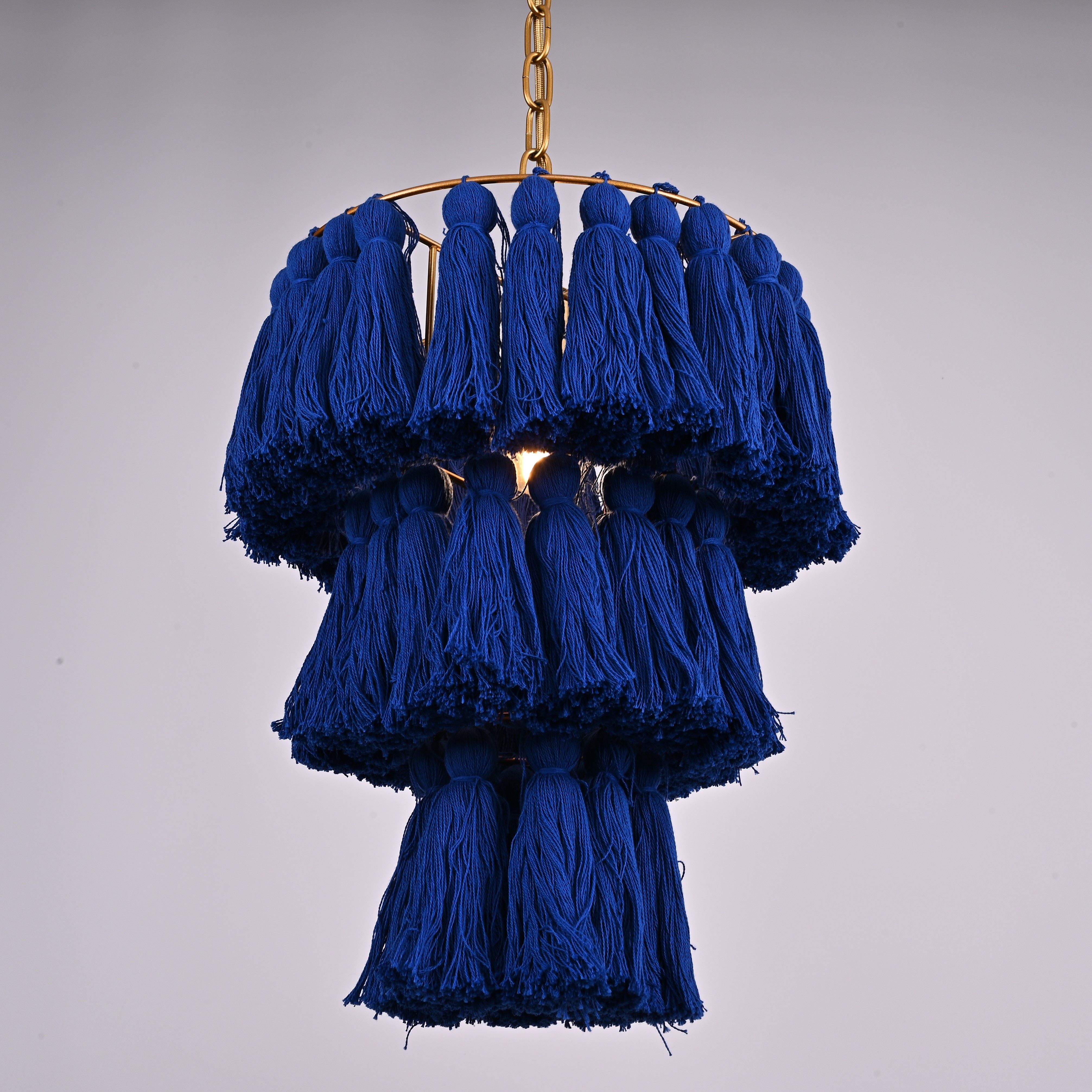 Подвесной светильник TASSEL Синий Градиент by ImperiumLoft
