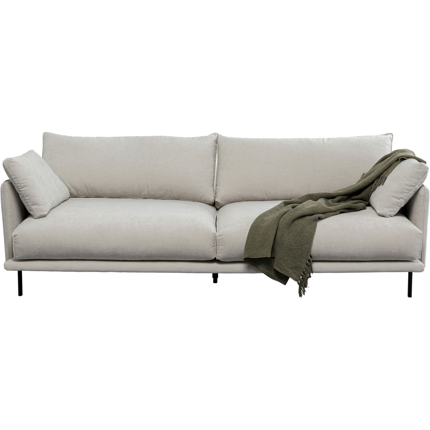Диван трехместный Edna 3-Seater Cream 245 см KARE 87978