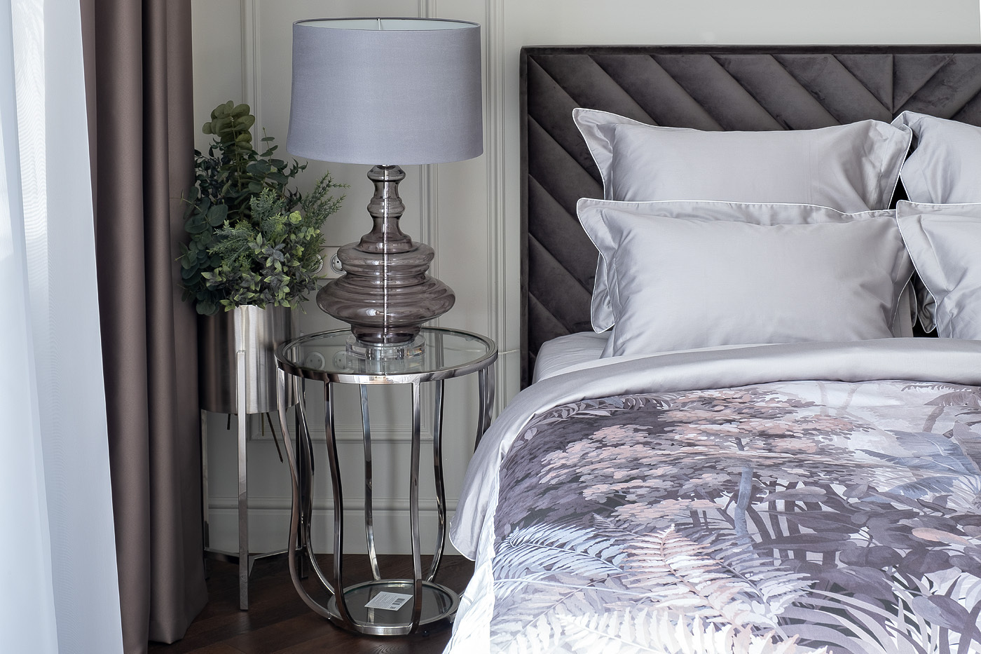 Пододеяльник сатиновый "Мечты" 220х200см с принтом Garda Decor 107TD- D0033FG-POD MECH PR