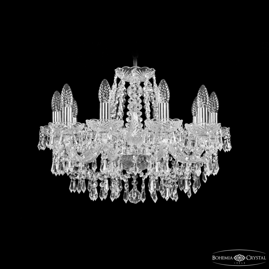 Люстра хрустальная 1403/10/195 Ni Bohemia Ivele Crystal