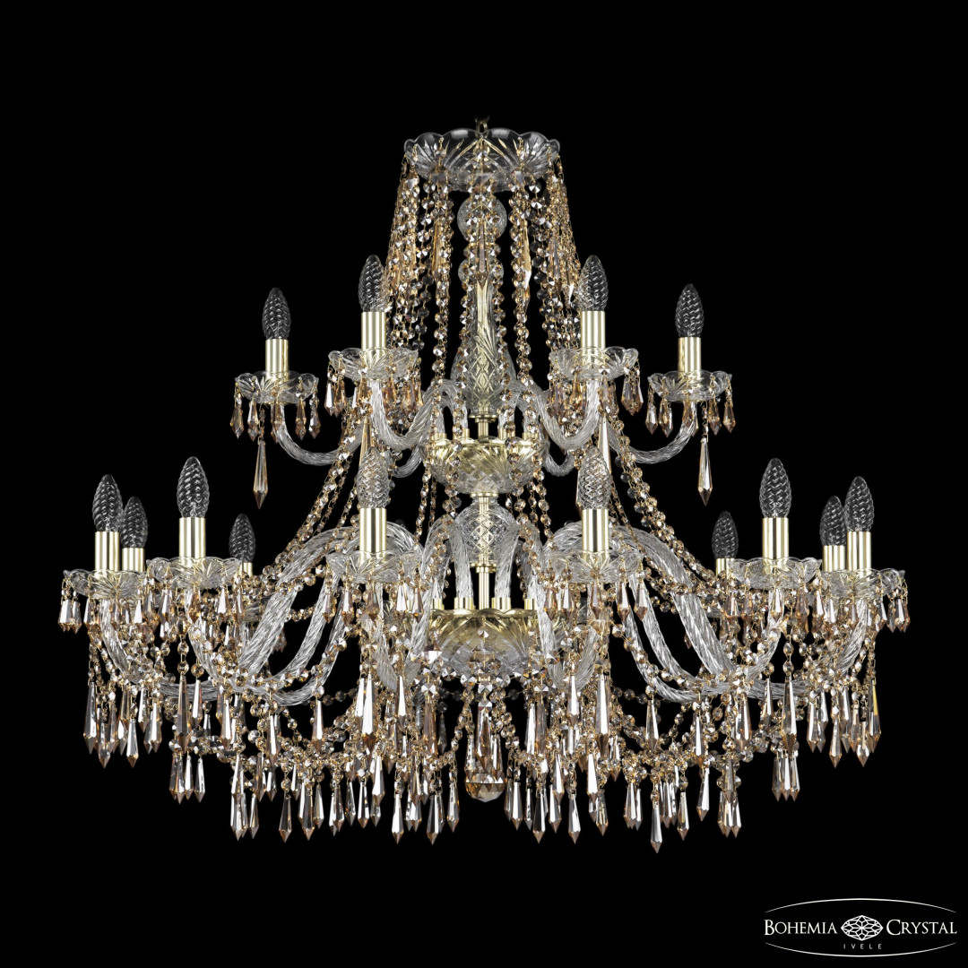 Люстра хрустальная 1403/12+6/360/2d G R721