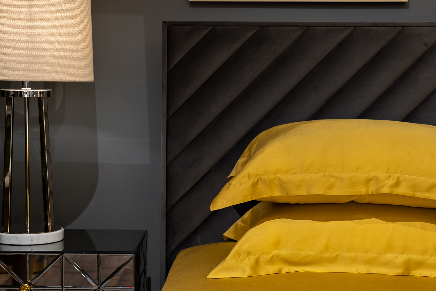 Простыня Сопрано 240х250см горчичная Garda Decor 131SH-4222-PROS SOPR GORCH