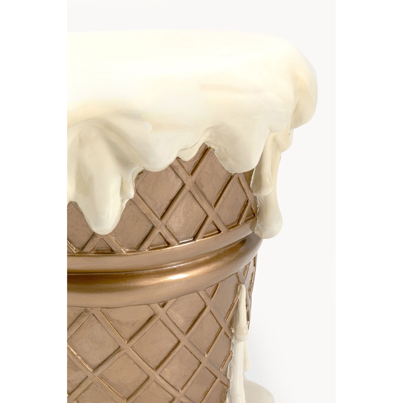 Пуф Ice Cream Vanilla Ø37cm KARE 71284