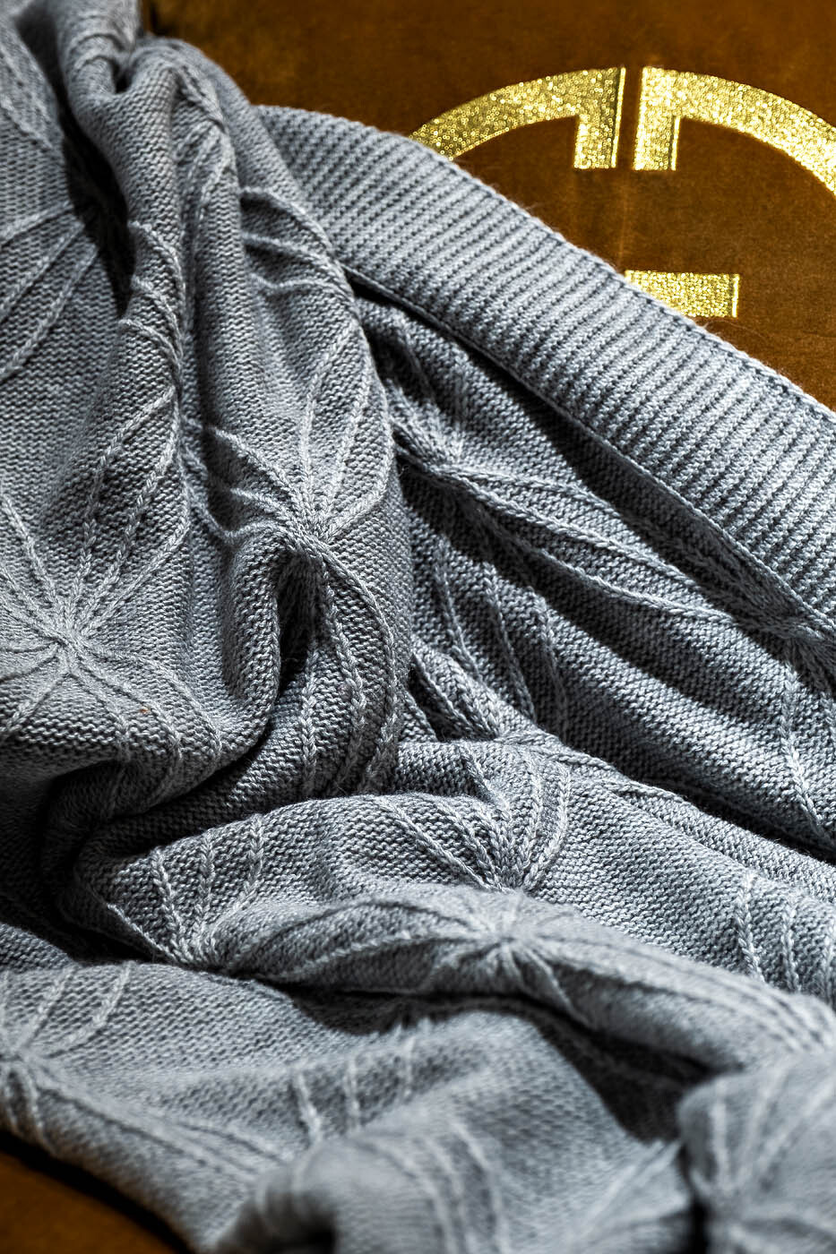 Плед Аура серый Garda Decor 104BP-PVAIT1420-SER