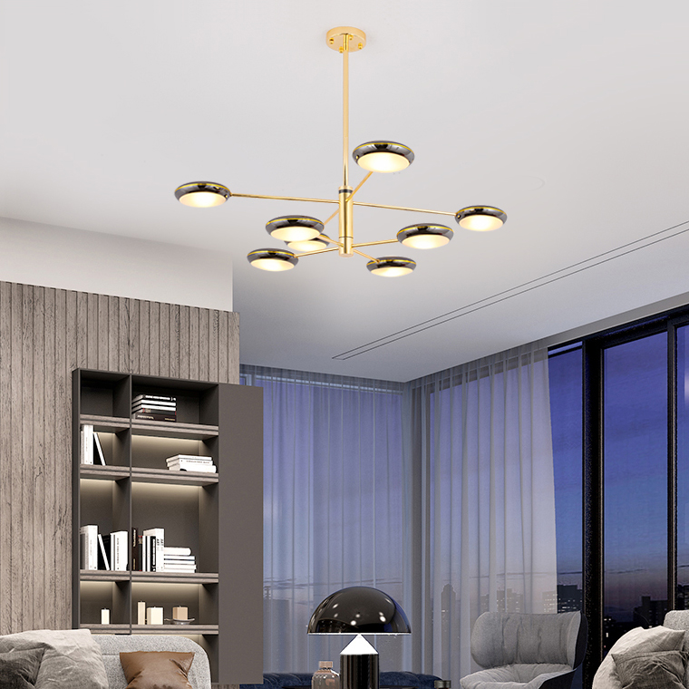 Люстра на штанге DRAMMEN D90 Silver by ImperiumLoft