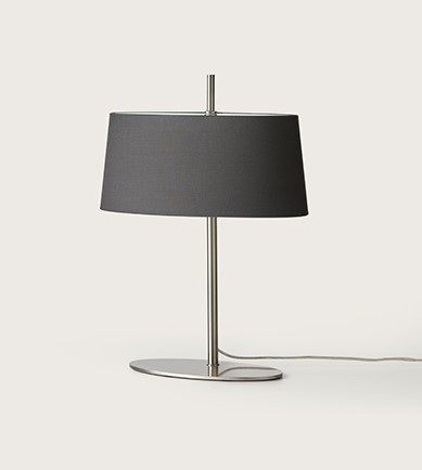 Настольная лампа Ona никель - черный абажур Aromas del Campo