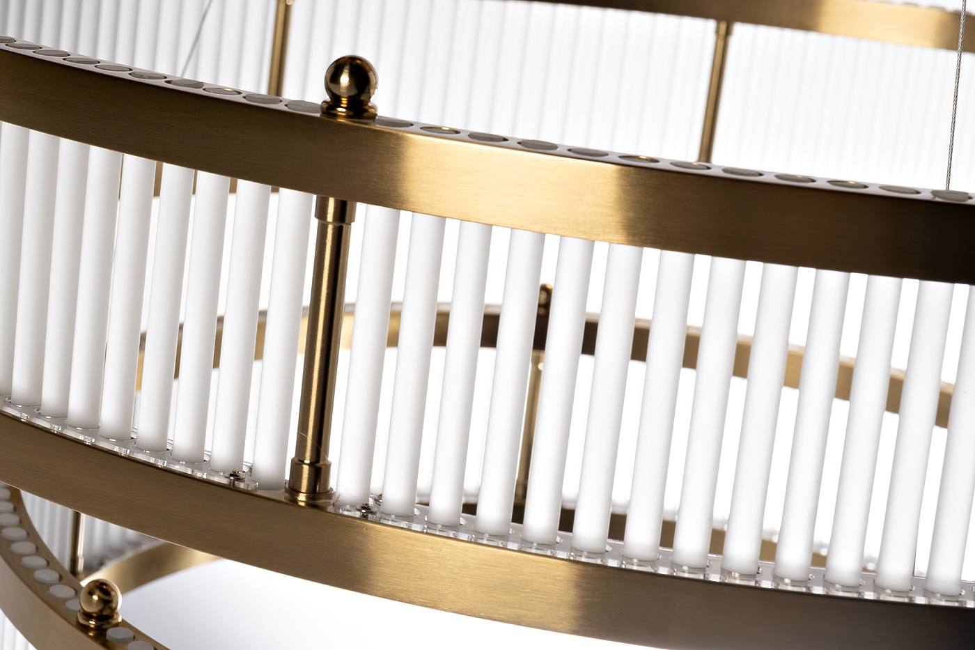 Люстра круглая стекло прозрачное/бронза Garda Decor K2KM12853