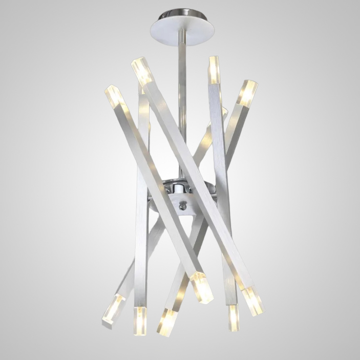 Люстра на штанге SNAP D25 Silver by ImperiumLoft