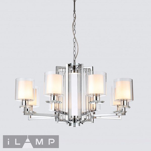 Подвесная люстра iLamp RM6201-8 CR+CL