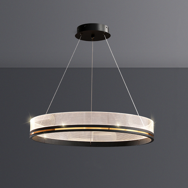 Подвесная люстра DILEMMA D40 Black by ImperiumLoft