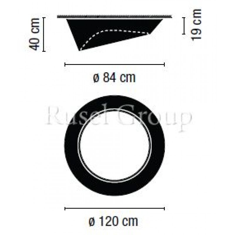 Потолочный светильник Vibia Plus 0605 Потолочный светильник Vibia Plus 0605