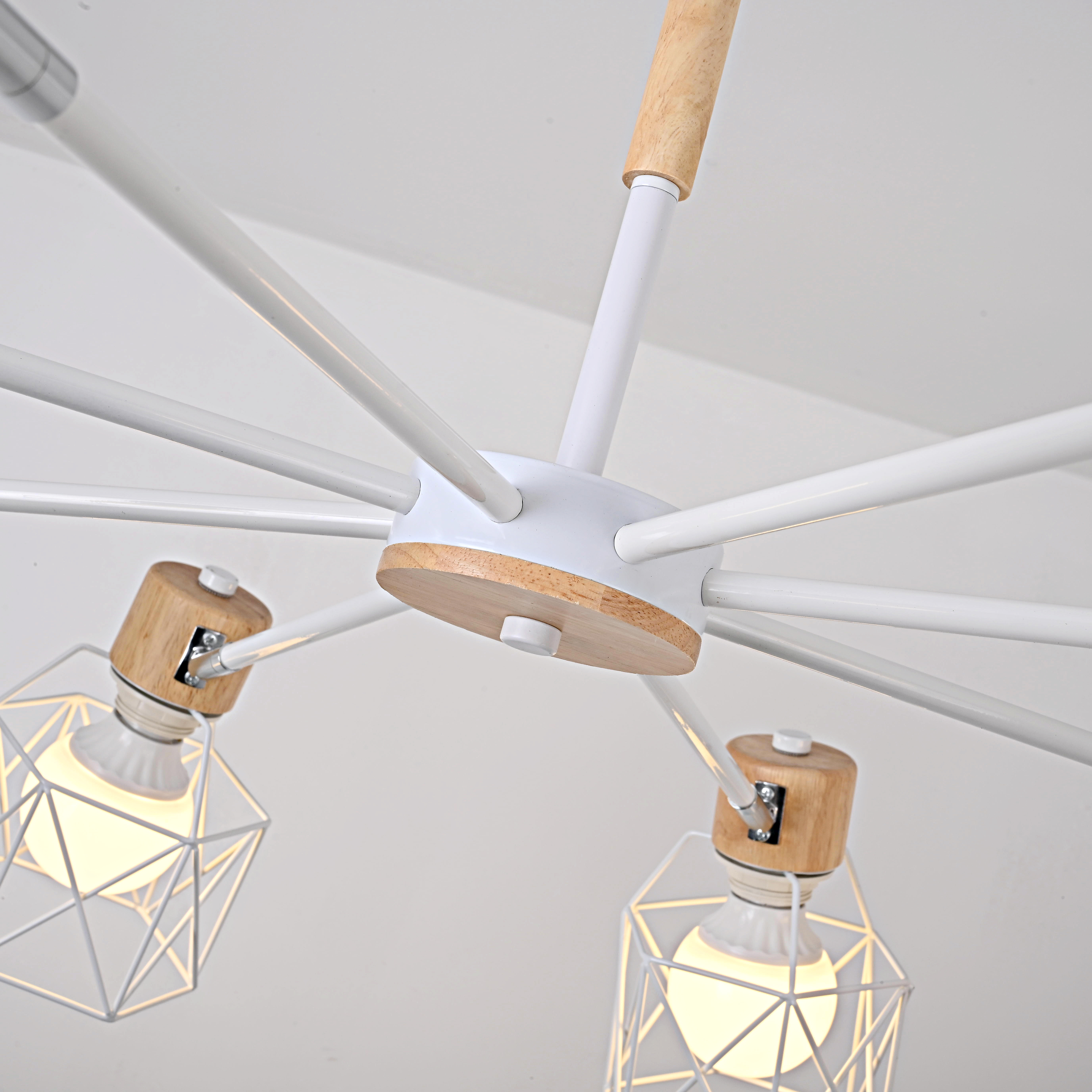 Потолочная Люстра Corf B3 White 8 Lamps By Imperiumloft