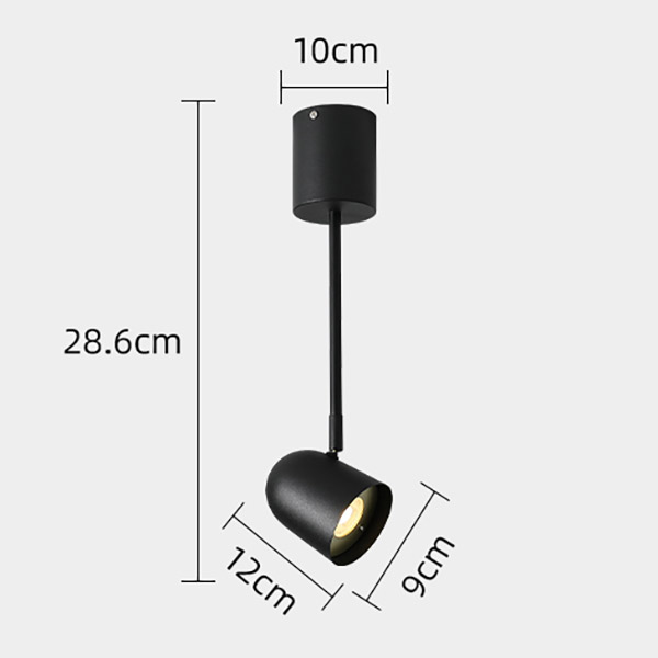 Точечный светильник MATRIX L3 Black by ImperiumLoft