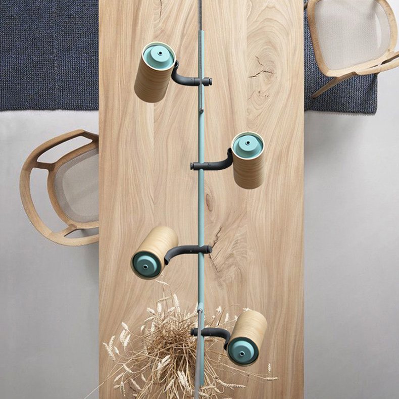 Подвесной реечный светильник BARREL A Blue by ImperiumLoft