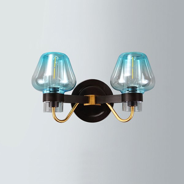 Бра MONTALEMBERT SCONCE L2 BY Studios Черный, Голубой by ImperiumLoft