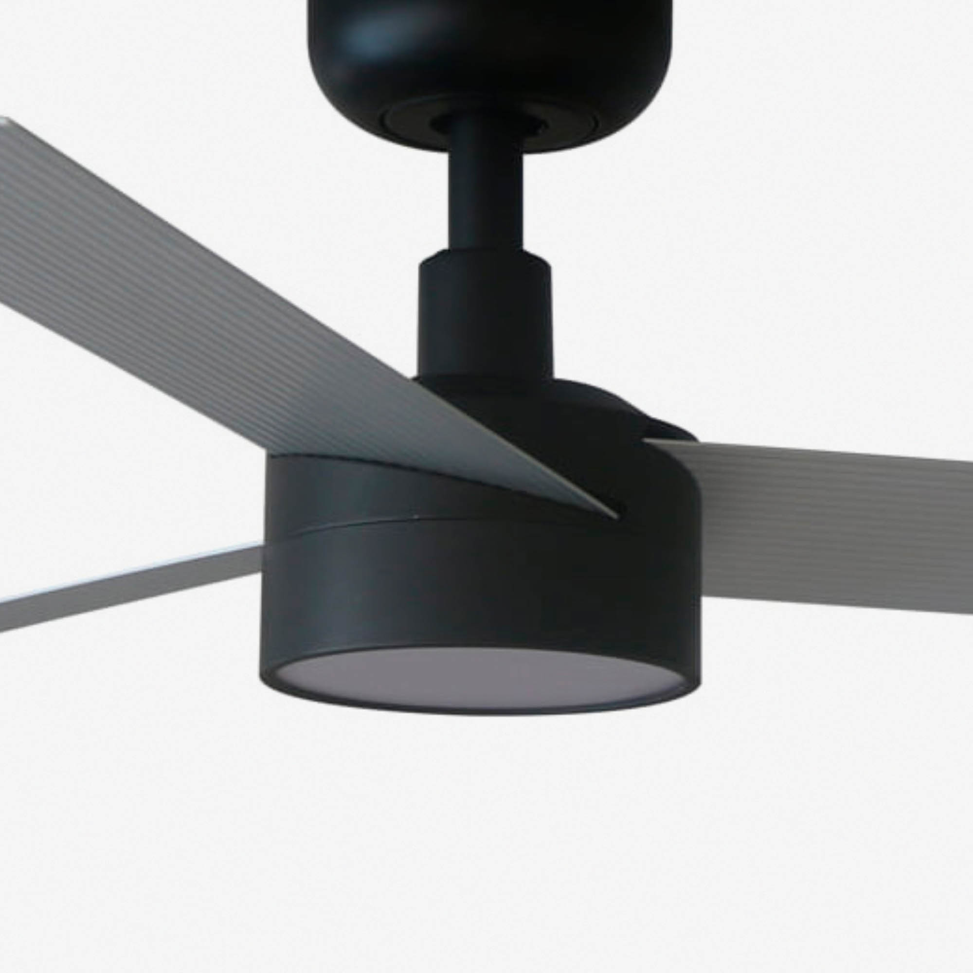 Потолочный вентилятор CRUISER S Ш1060mm черный 3 P алюминий 18W LED CCT DIM Faro