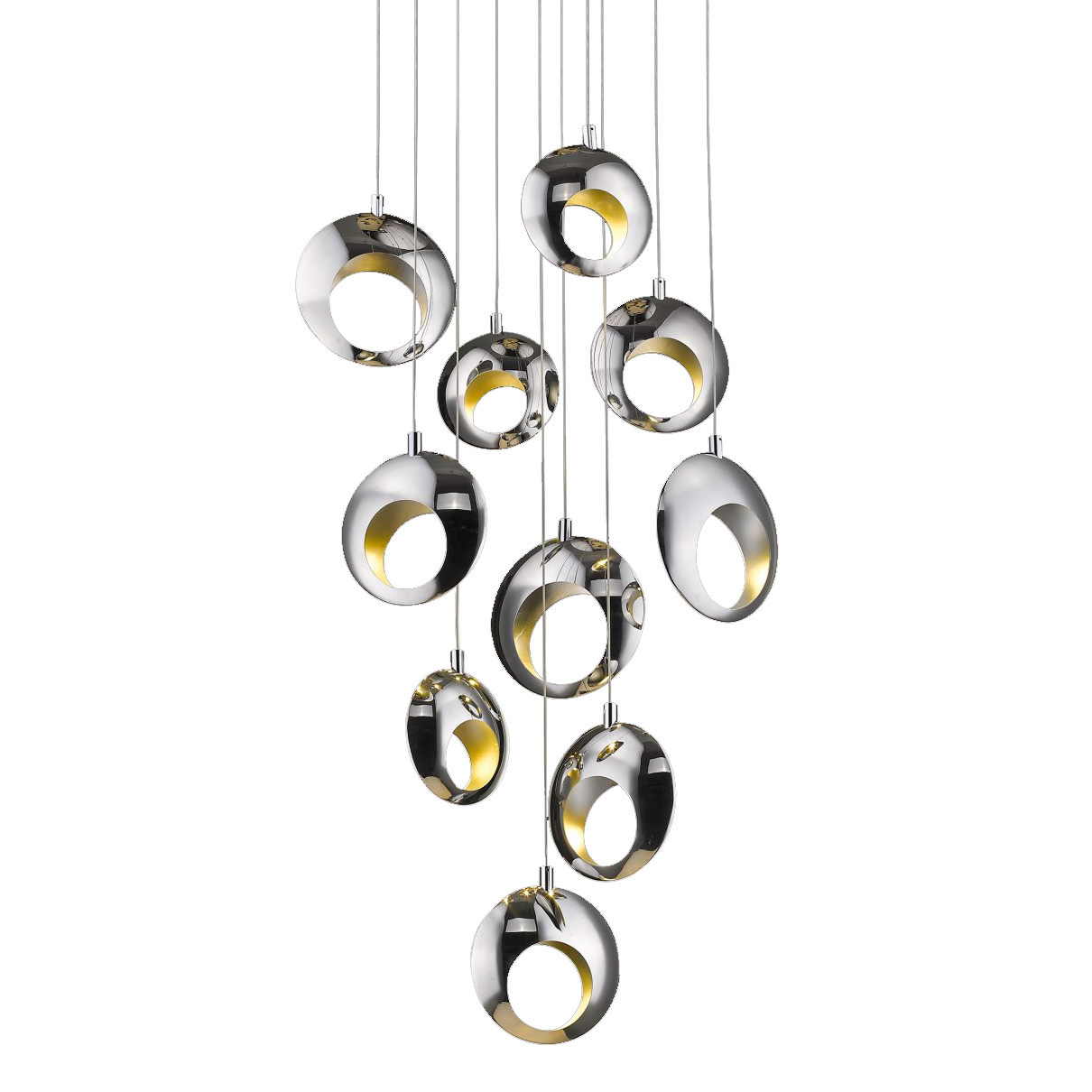 Подвесной светильник Delight Collection P98032-10 chrome