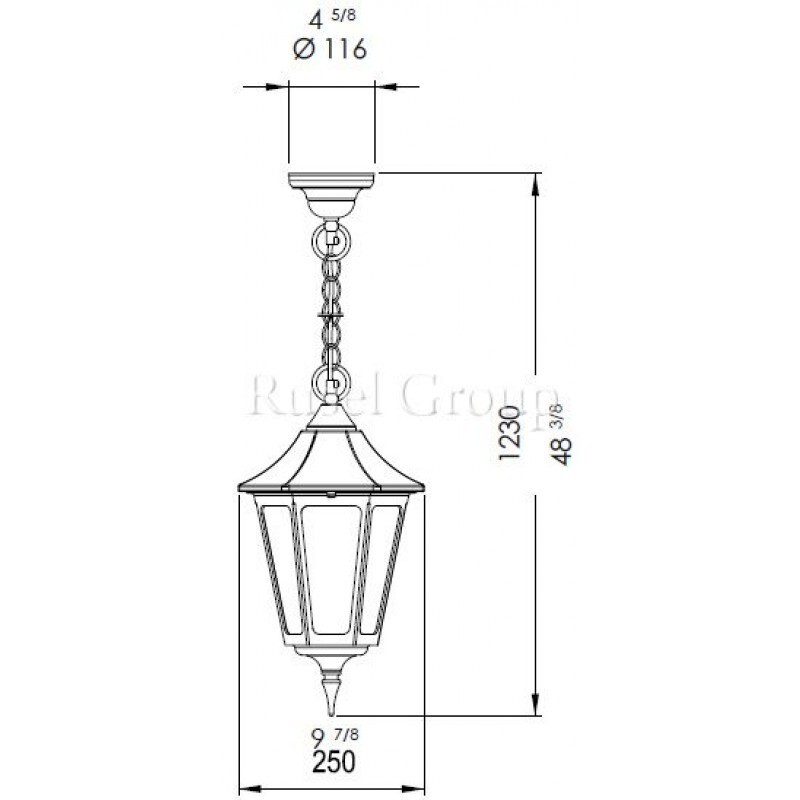 Уличный светильник Kolarz ESAGONALE 94022