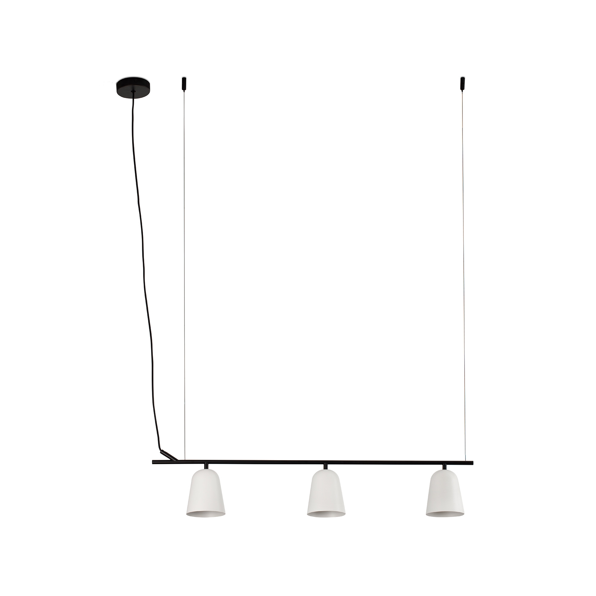 Линейный подвес STUDIO S белый 3xE14 Faro