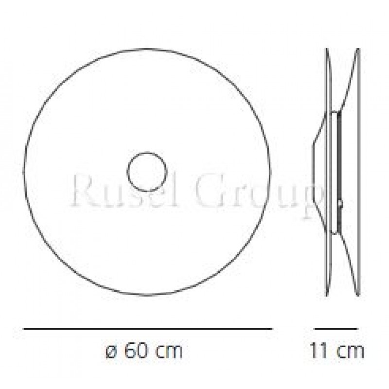 Настенно-потолочный светильник Artemide LUNARPHASE 600 Настенно-потолочный светильник Artemide LUNARPHASE 600