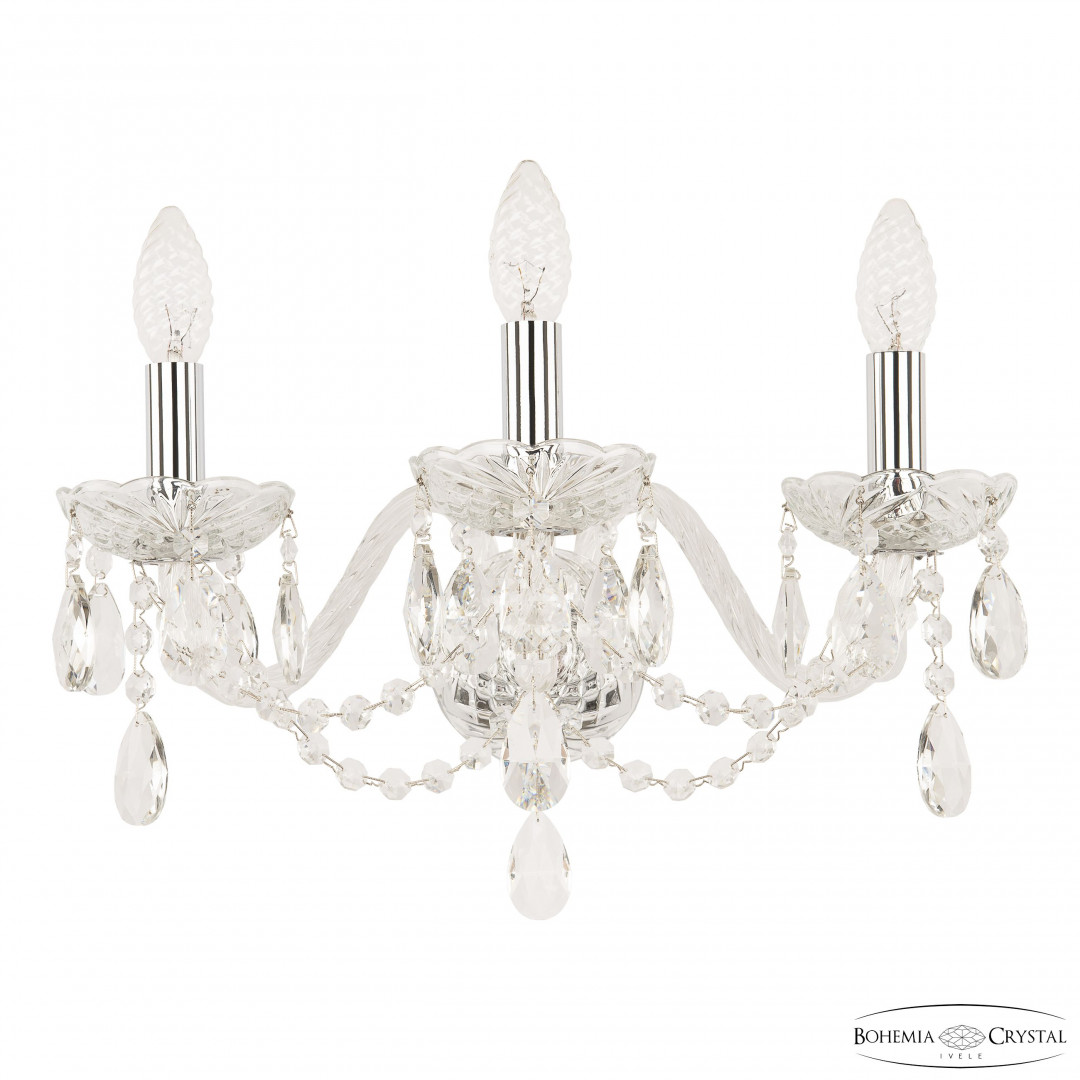 Бра хрустальные 116B/3/165 Ni Bohemia Ivele Crystal
