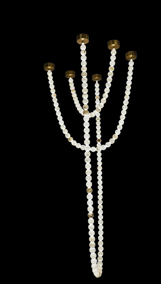 Люстра подвесная Fluorite FL1169-60P