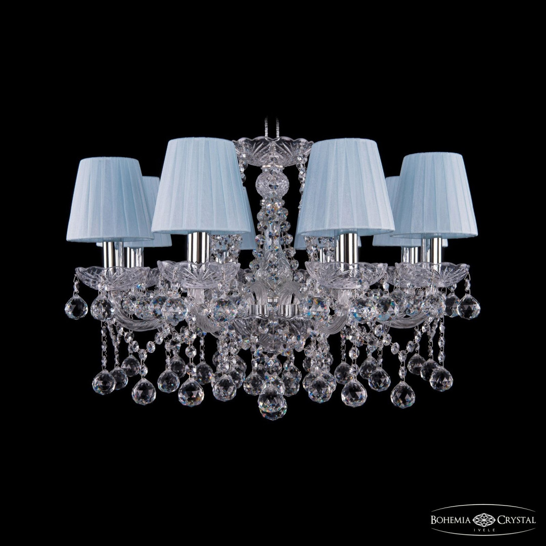 Люстра хрустальная 1413/8/200 Ni Balls SH4