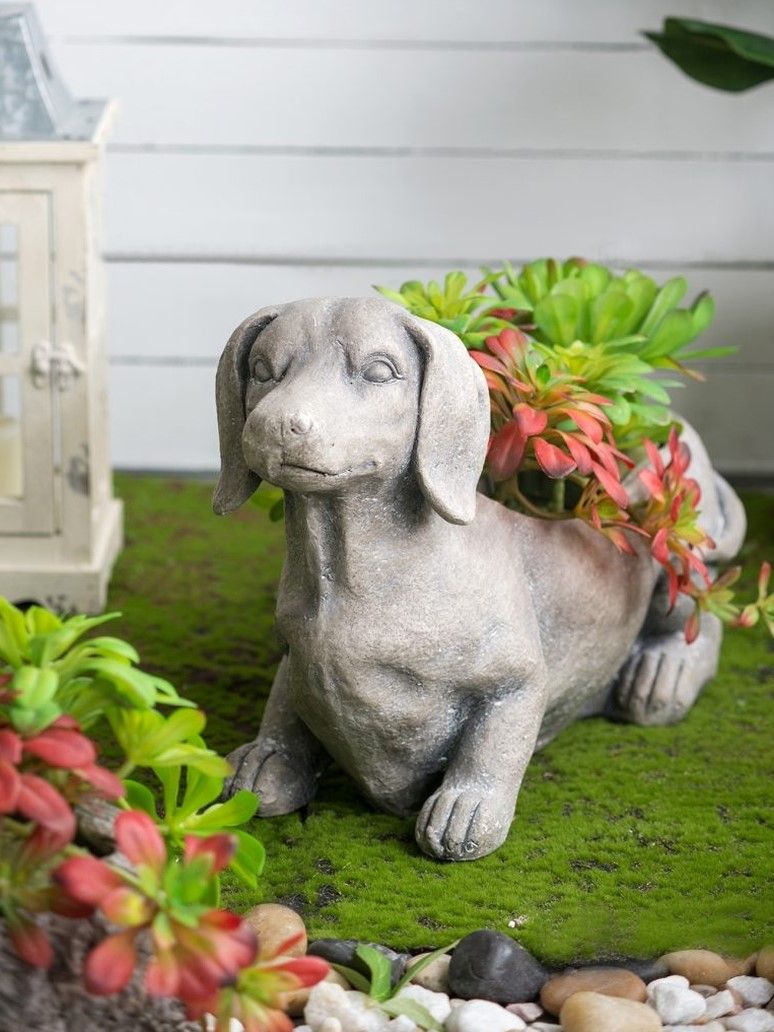 Кашпо Такса Glasar D76708