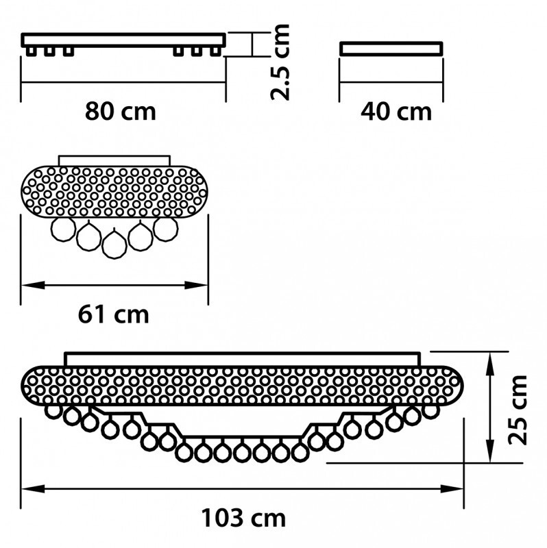 Накладная люстра Lightstar 704212
