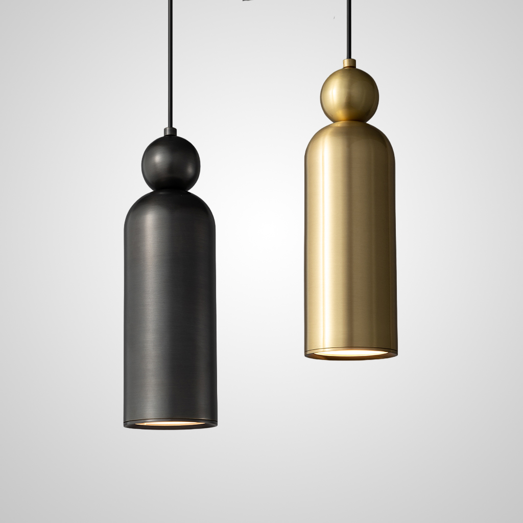 Подвесной светильник LEFFE DUO Brass Black by ImperiumLoft