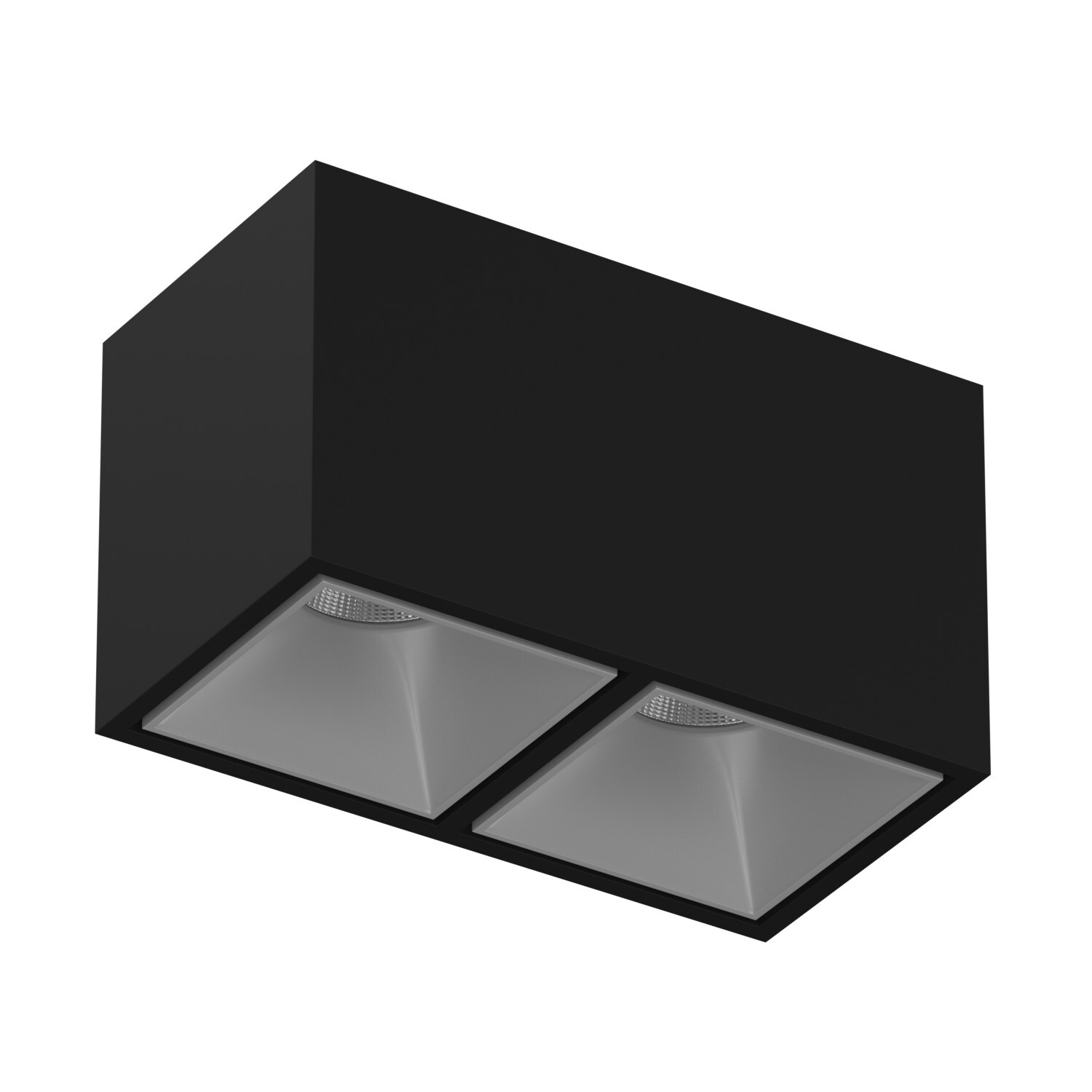 Накладной светодиодный светильник Ledron KUBING 2 Black-Grey