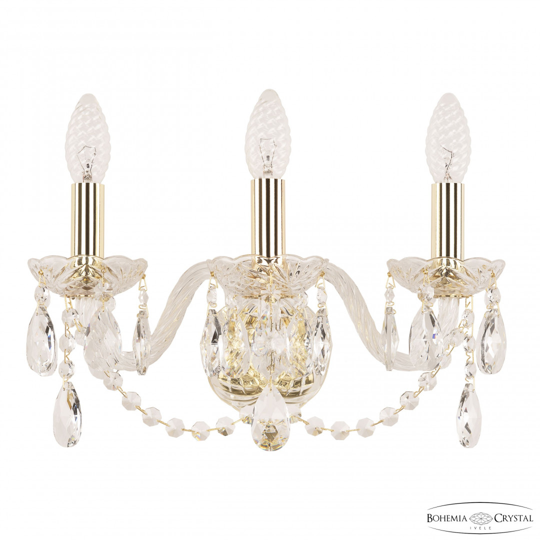 Бра хрустальные 101B/3/141 G Bohemia Ivele Crystal