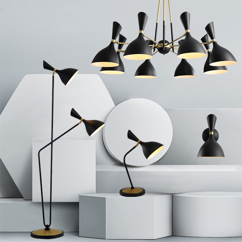 Подвесная люстра TRUMPET D70 Black by ImperiumLoft