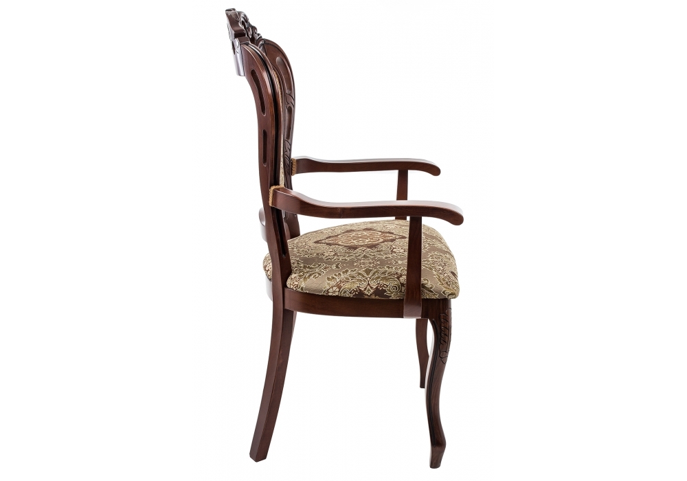 Стул деревянный Woodville Bronte вишня / патина 438330