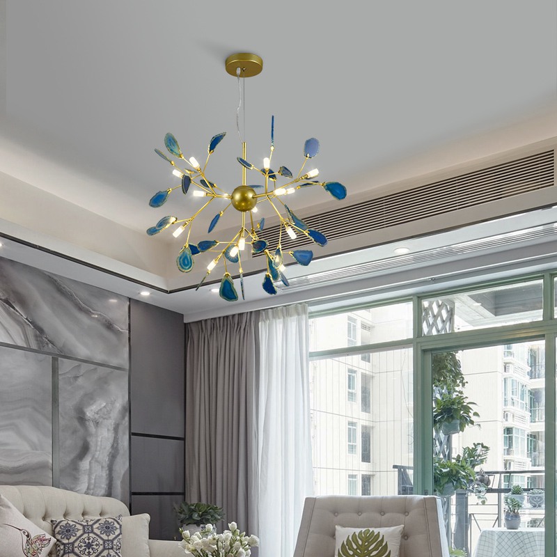 Подвесная люстра AGATE L20 Pink by ImperiumLoft