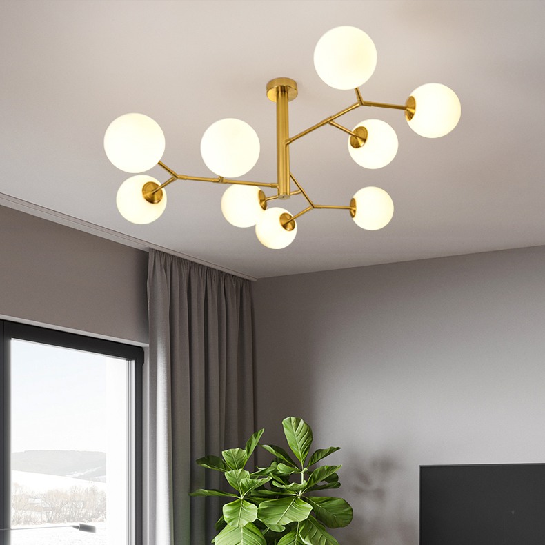 Подвесная люстра TWIGGY D106 Gold by ImperiumLoft