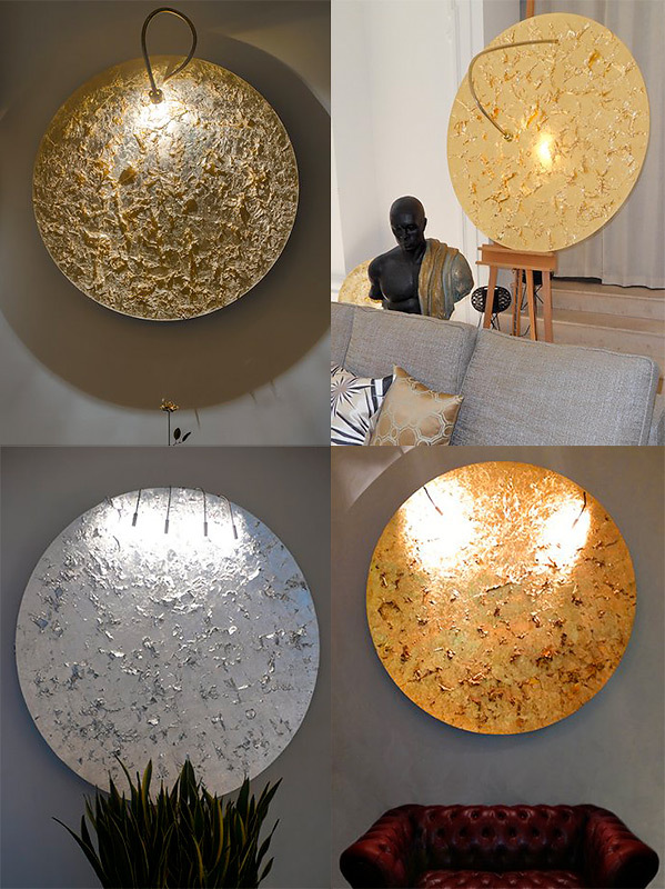 Настенный светильник Catellani & Smith Luna Piena silver