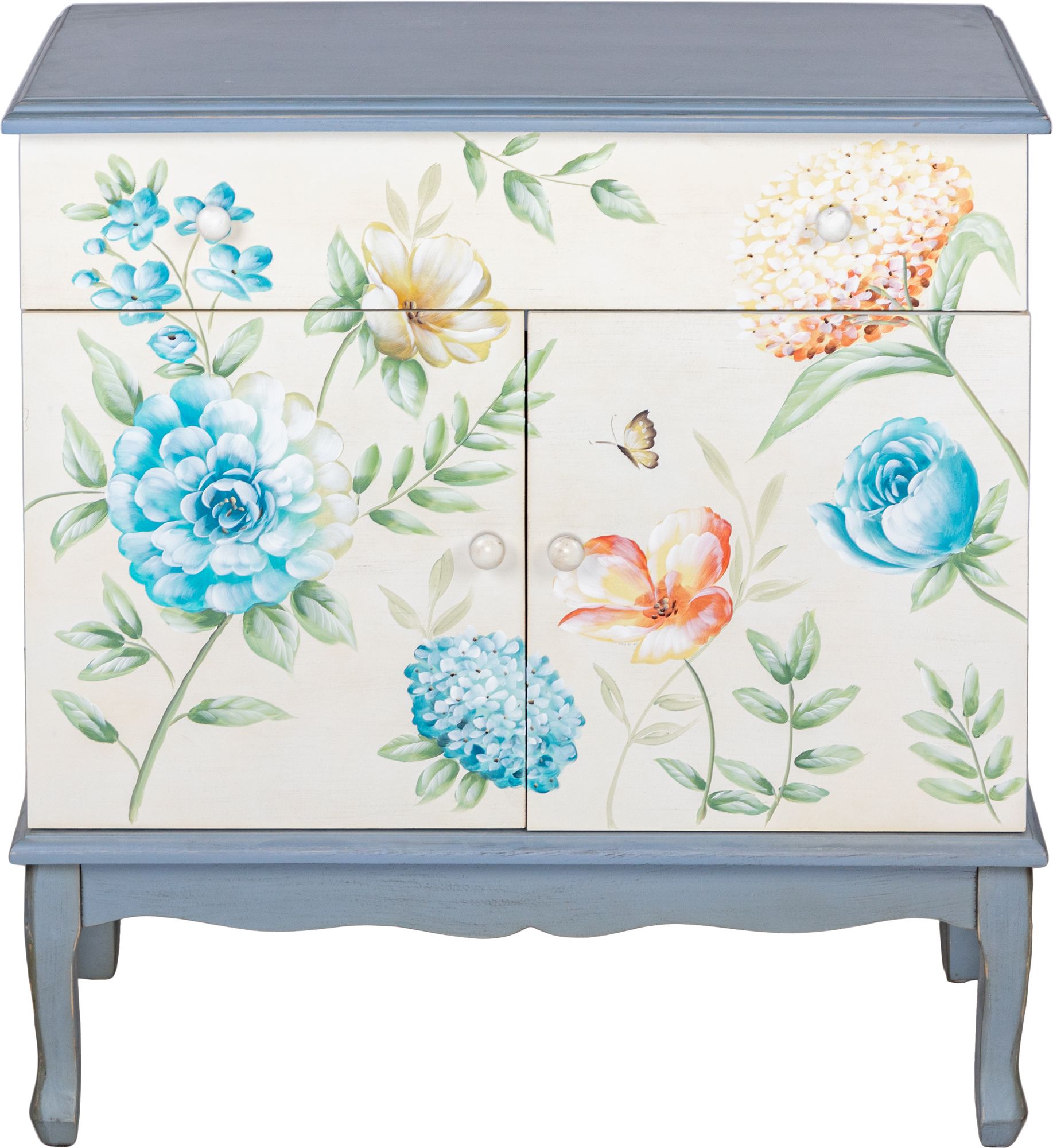 Комод с дверцами и ящиком Glasar 39-098