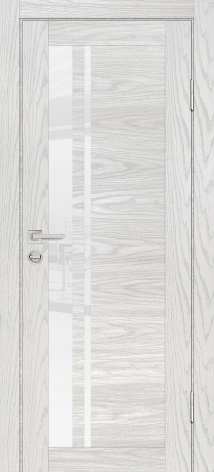 Межкомнатная дверь Graf PSM-8 белоснежный лакобель Дуб скай бежевый (2000 х 600)