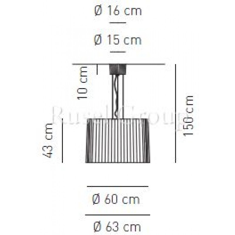 Подвесной светильник Axo Light OBI SP 63