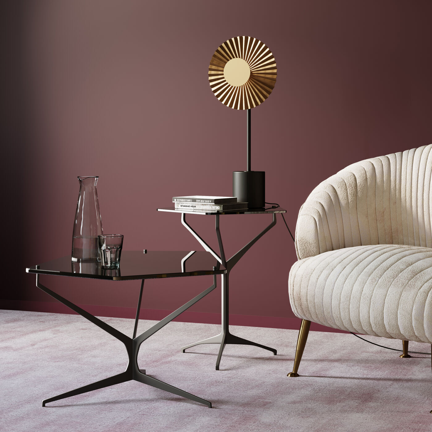 Лампа настольная KARE Sole 52927