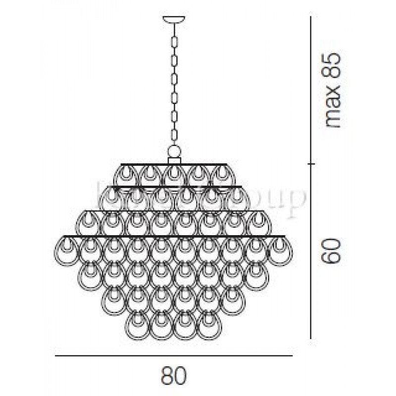 Подвесной светильник Vistosi GIOGALI SP 80